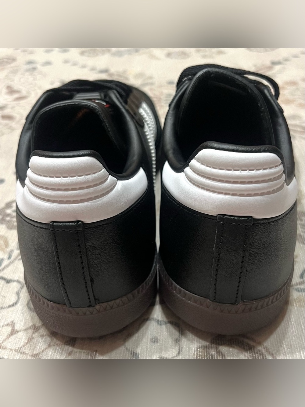 NWOT Adidas SAMBA Indoor Soccer Shoes Sneakers Black / White Size 11.5 - Picture 7 of 10